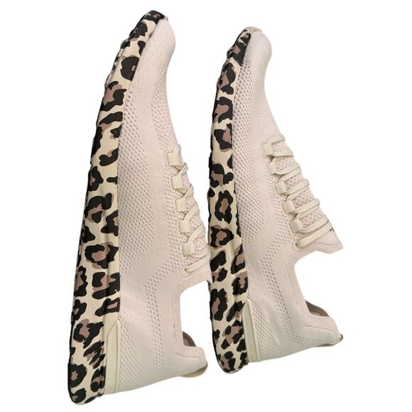 APL Men's Parchment/Leopard TechLoom Breeze Light Running Sneakers - Size US 14 - Picture 8 of 9